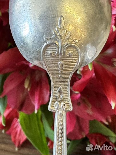 Ложки чайные серебрение с подставкой Франция