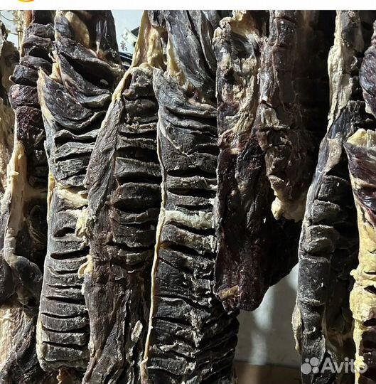 Сушеное мясо и колбаса