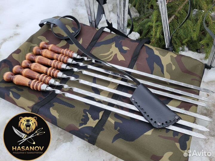 Набор шампуров в чехле