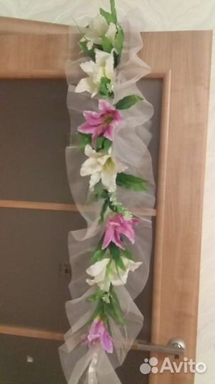 Свадебные украшения на машину