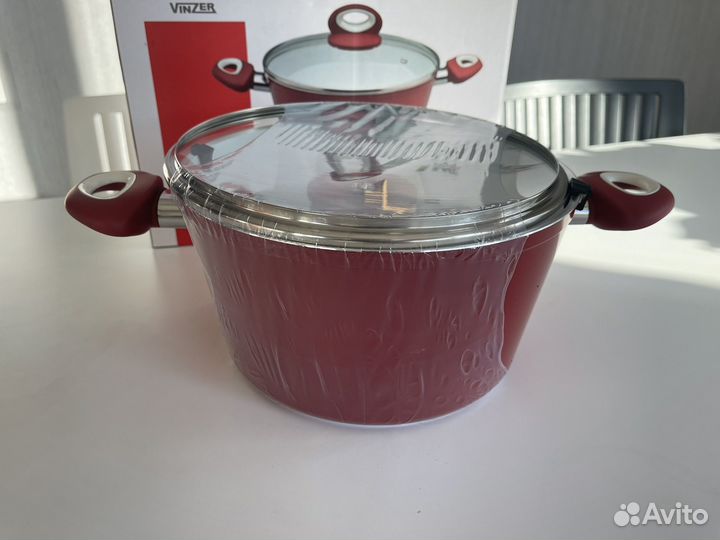 Кастрюля Vinzer 4.6л