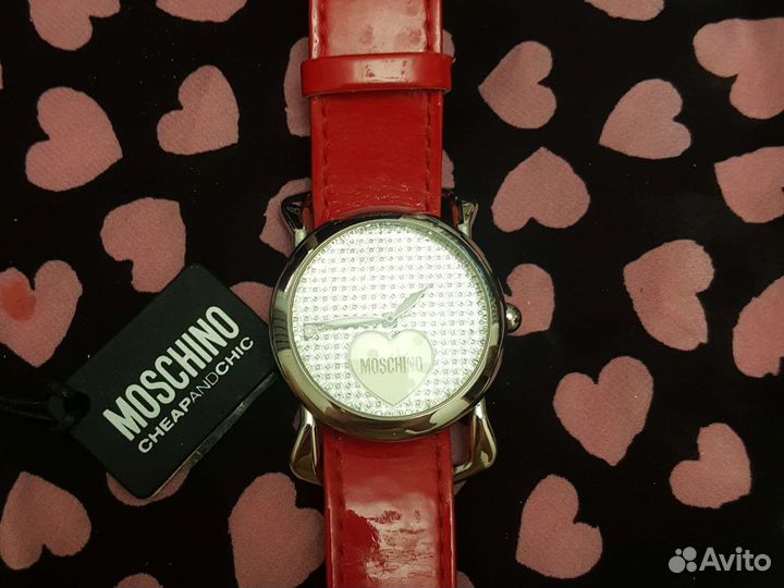 Часы moschino оригинал с чеком б.у