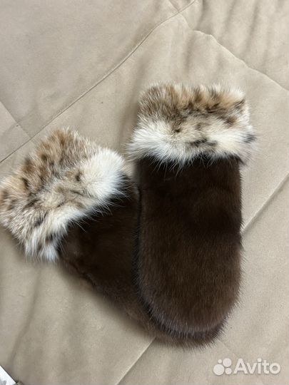 Норковые варежки