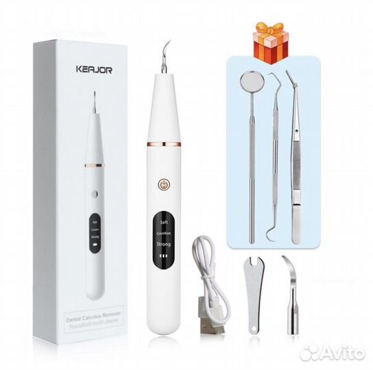 Электрический ультразвуковой зубной скалер Keajor