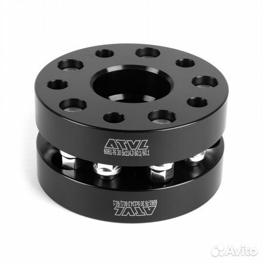 Проставки колесные atvl 30мм. 5X114.3 M12X1.5