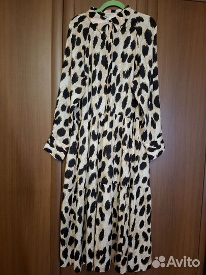 H&M платье новое оверсайз макси А-силуэт 52-54р