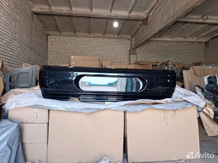 Бампер задний ваз 2110 цвет графитовый металлик