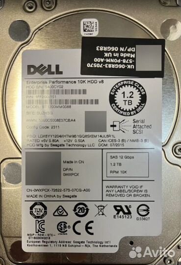 HDD / SSD для сервера Dеll, intеl, Ехоs