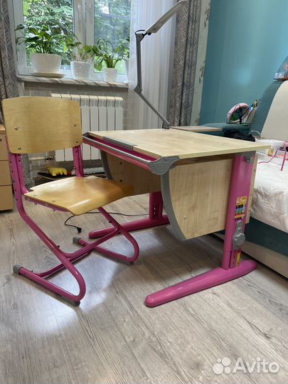 Растущая парта и стул дэми