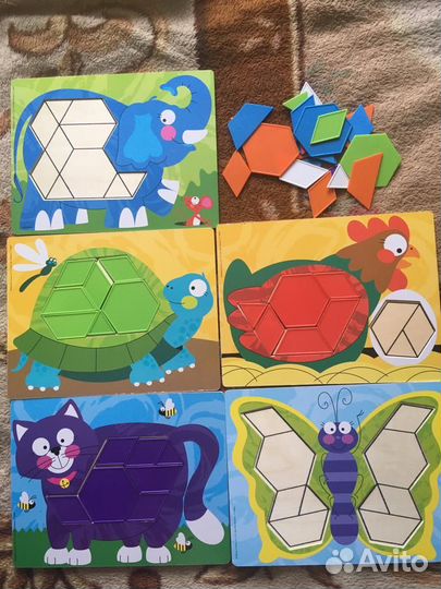Развивающие игрушки. Мозаика