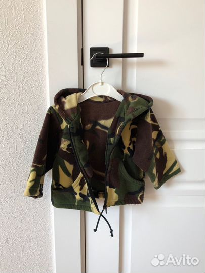 Флисовая толстовка кофта с капюшоном 80