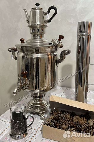 Самовар новый дровяной. Тула. Премиум