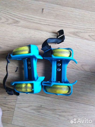 Ролики на пятку с подсветкой