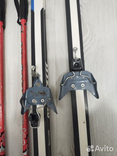 Беговые лыжи 185 с палками