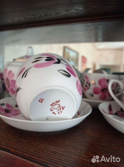 Чайный сервиз Вербилки СССР