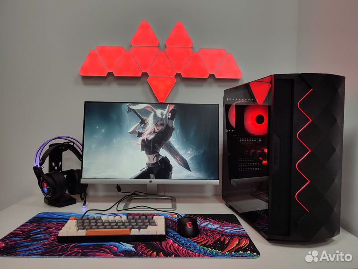 Игровой Пк Core i7 10750H Red Devil RX 6600 XT