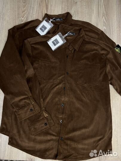 Рубашка вельвет унисекс