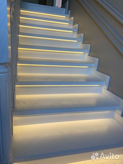 Подсветка лестницы с датчиками движения