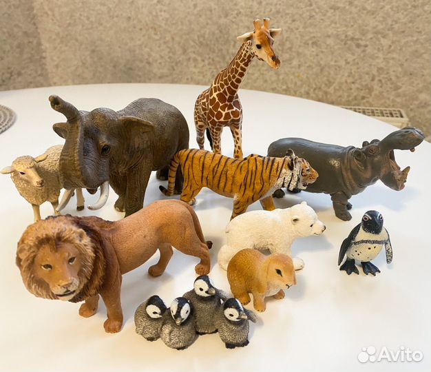 Фигурки животных schleich, collecta, papo, mojo