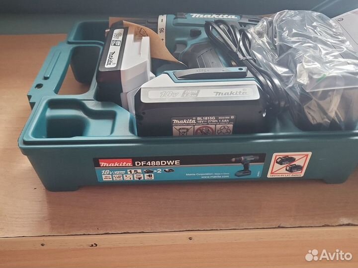 Аккумуляторная дрель шуруповерт makita 18v