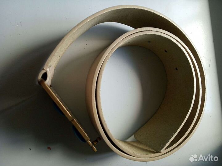 Ремень кожа mexx, бежевый