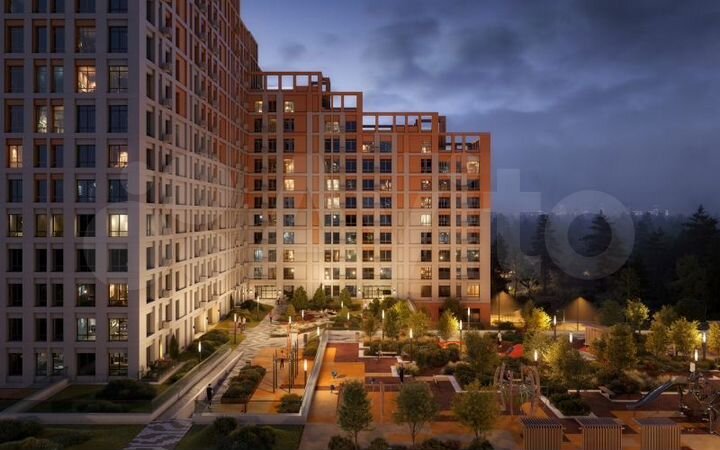 2-к. квартира, 55,1 м², 7/28 эт.