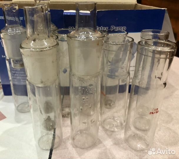 Лабораторные стаканы, цилиндр, ступки