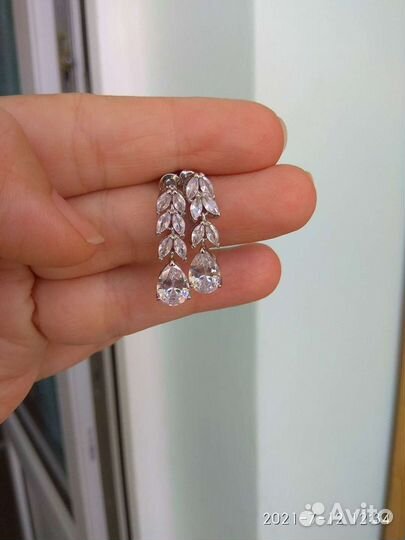 Свадебный пояс, подвязки, фата, украшения, серьги