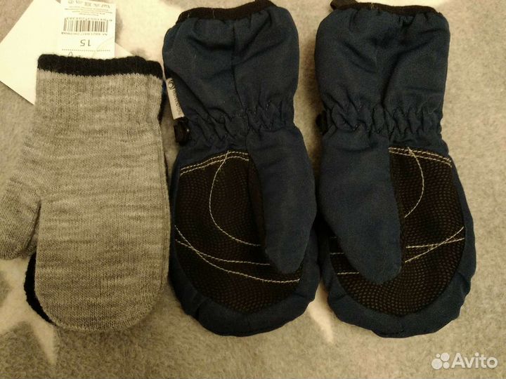 Варежки для мальчика 2-3 года, 15 разм