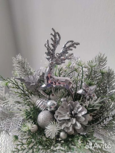 Новогодний декор, композиция, декор для дома