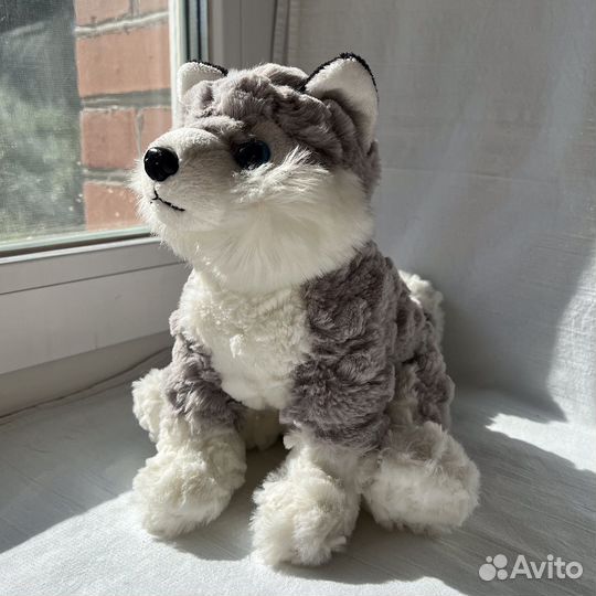 Мягкая игрушка плюшевая собака хаски