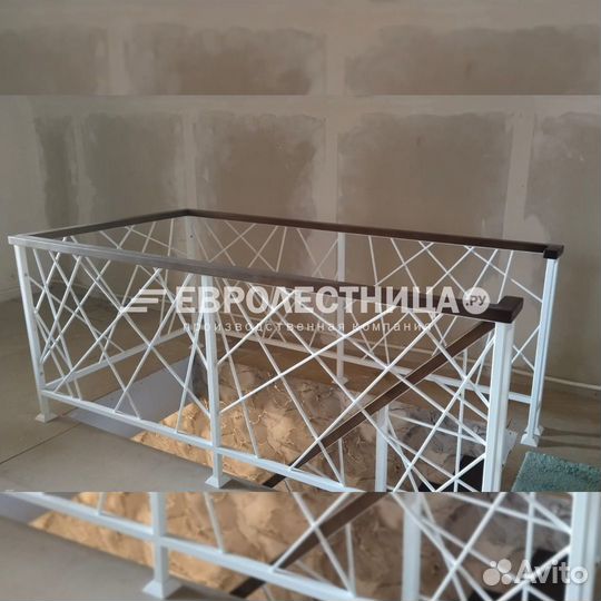 Лестница на металлокаркасе