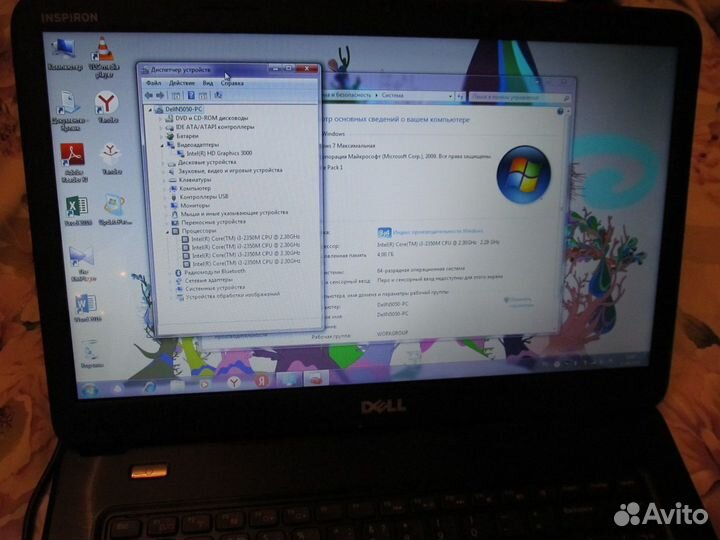 Ноутбук Dell Inspiron N5050 Intel I3