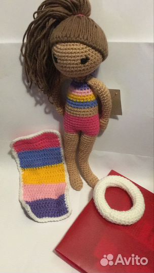 Вязаная кукла Пэрис