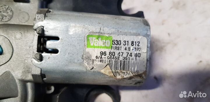 Peugeot 308 Моторчик стеклоочистителя задний