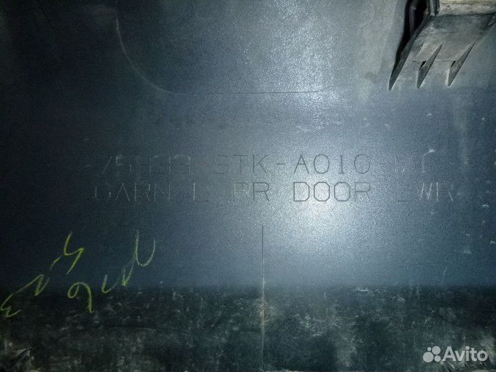 Накладка задней левой двери acura RDX 2006-2012
