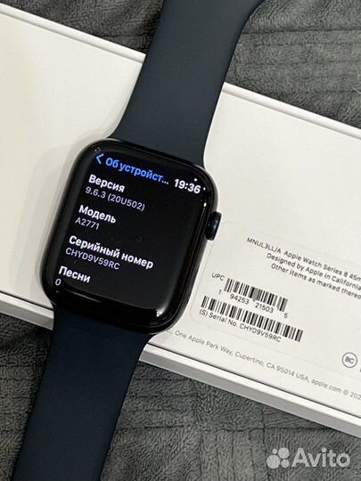 Apple Watch Series 8 45 мм, акб 100, идеал