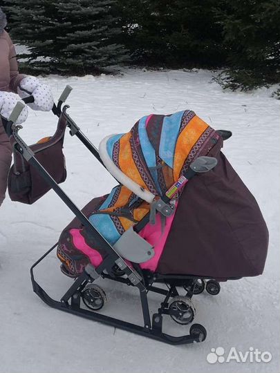 Коляска санки Ника нд 7-3 Скандинавия