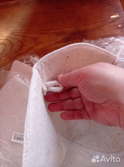 Шапка банная без вышивки