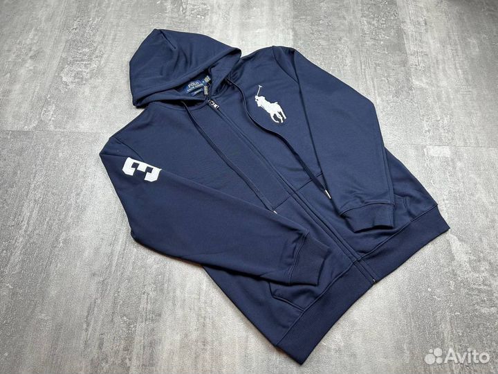 Зип худи polo ralph lauren синее