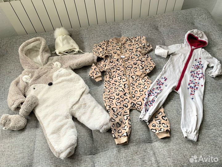 Вещи пакетом для девочки 92