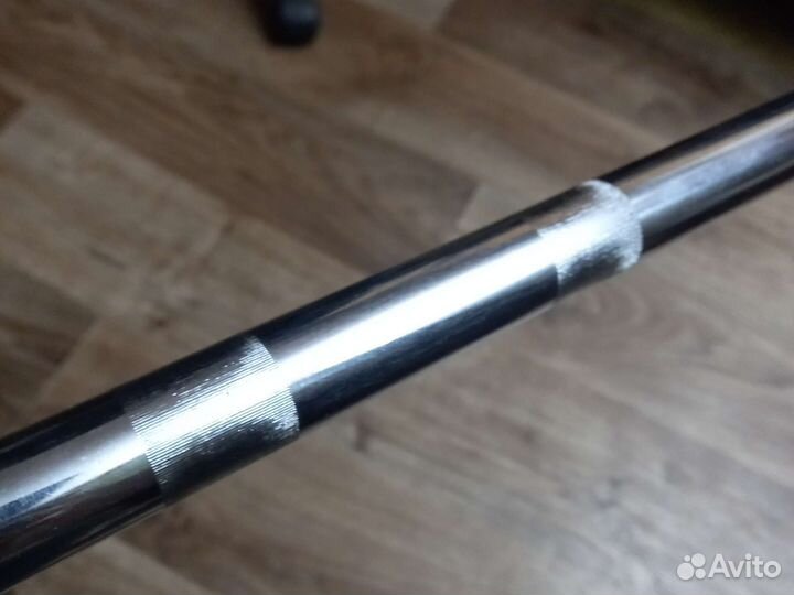 Прямой руль на 25 завод хром