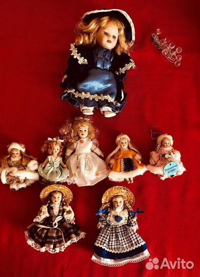 Коллекционные куколки фарфоровые