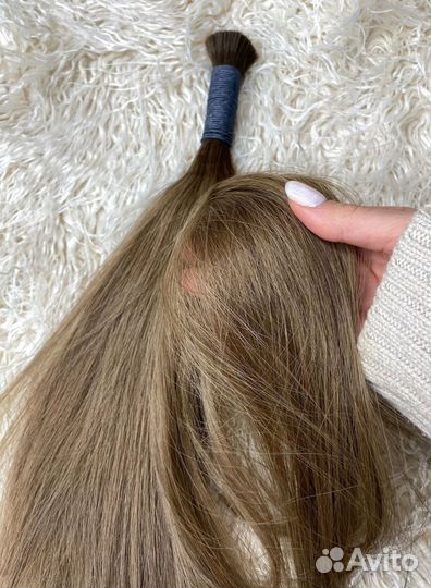 Волосы натуральные, 50см, Долями