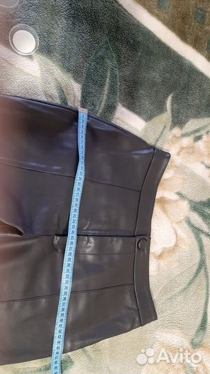 Кожаные брюки lime, m