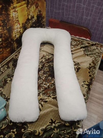 Большая подушка для беременных со съемным чехлом