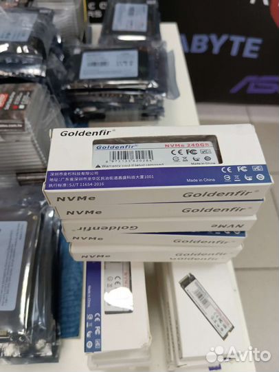 Новые SSD 512Gb / 240Gb / 120Gb (разные)