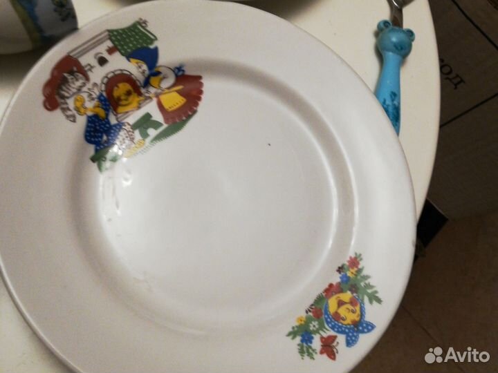 Посуда СССР для детей