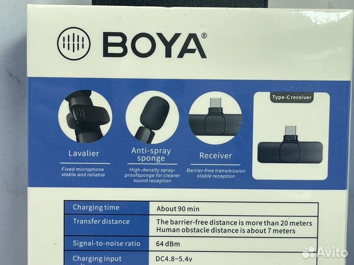 Петличный микрофон Boya WM-1 Type-C