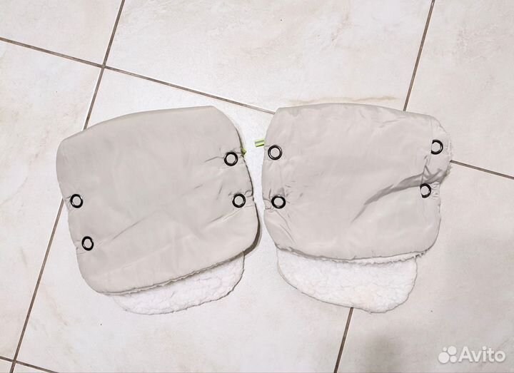 Конверт зимний на овчине для коляски прогулочной